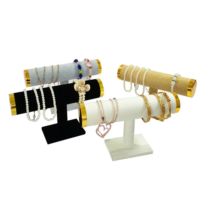 Velvet PU leather bracelet display stand jewelry storage stand watch and bracelet storage display stand
Velvet PU leather bracelet display stand jewelry storage stand watch and bracelet storage display stand