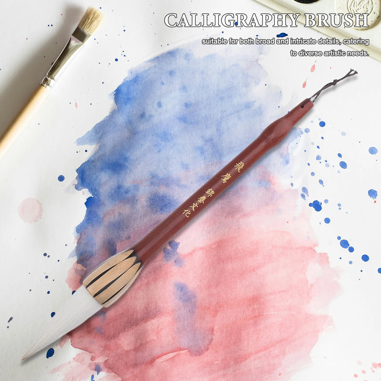 Chinese Calligraphy Brush Thick Tip Mixed Hair Writing Brush Suitable for Beginners Professionals Long Practice Script
Chinese Calligraphy Brush Thick Tip Mixed Hair Writing Brush Suitable for Beginners Professionals Long Practice Script