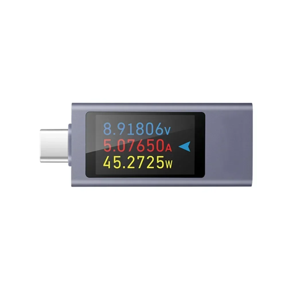 240W USB C Meter Phone Charging Tester Real-time Charging Detection 3 Display Pages Bidirectional Voltage And Current
240W USB C Meter Phone Charging Tester Real-time Charging Detection 3 Display Pages Bidirectional Voltage And Current