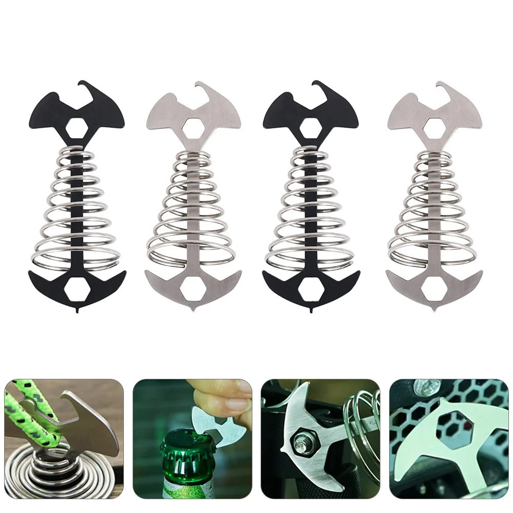4 PCS Fishbone Tent Stake Peg Spring Hook Stainless Steel Camping Stakes Lightweight Outdoor Gear Practical Design
4 PCS Fishbone Tent Stake Peg Spring Hook Stainless Steel Camping Stakes Lightweight Outdoor Gear Practical Design