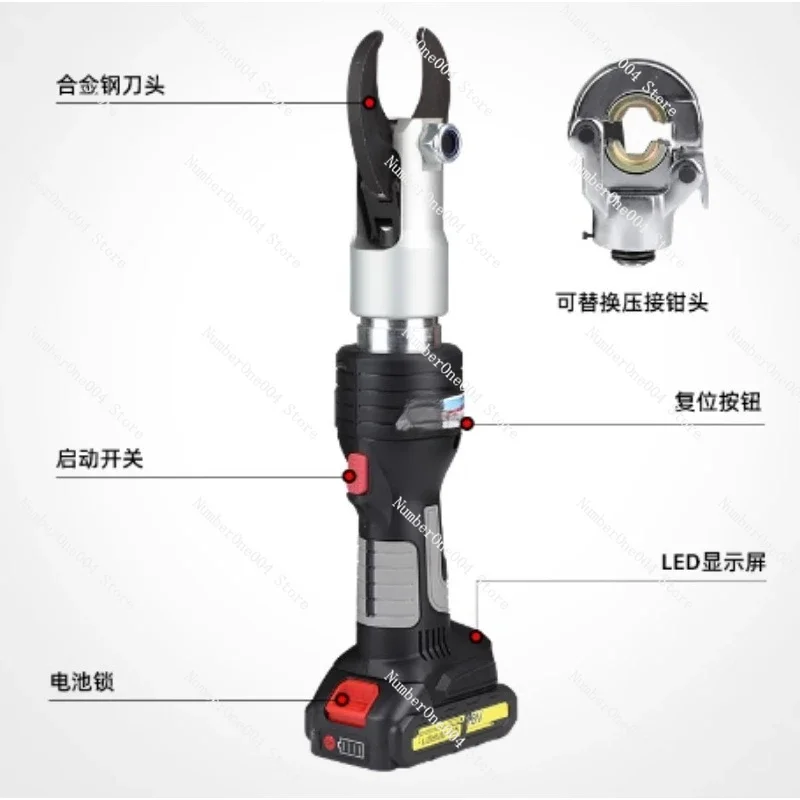 Battery Powered Cable Cutter Hydraulic Cordless Electric Cable Cutter with Battery Powered Cable Lugs Crimping Tools
Battery Powered Cable Cutter Hydraulic Cordless Electric Cable Cutter with Battery Powered Cable Lugs Crimping Tools