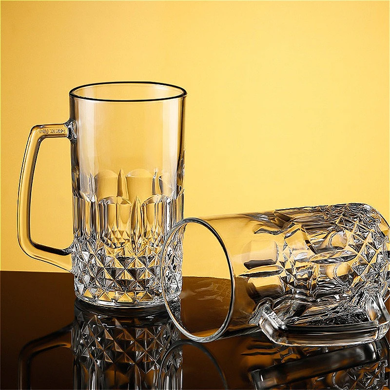 600ml/1000ml Luxury Beer Glass Creative Beer Glass with Handle Relief Water Cup Party Transparent Large Capacity Beverage Cup
600ml/1000ml Luxury Beer Glass Creative Beer Glass with Handle Relief Water Cup Party Transparent Large Capacity Beverage Cup