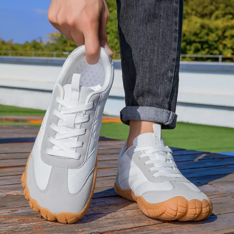 Летние мужские и женские кроссовки с широким носком для босоногой ходьбы, минималистичные кроссовки с нулевым перепадом высоты, уличные нескользящие кроссовки для фитнеса и тренировок
Летние мужские и женские кроссовки с широким носком для босоногой ходьбы, минималистичные кроссовки с нулевым перепадом высоты, уличные нескользящие кроссовки для фитнеса и тренировок
