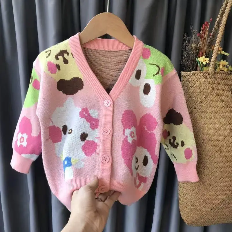 Autumn Winter Children's Knitted Cardigan Casual Single Breasted Sweaters Cotton Clothes Girls OuterwearCasual Top Coats Kids
Autumn Winter Children's Knitted Cardigan Casual Single Breasted Sweaters Cotton Clothes Girls OuterwearCasual Top Coats Kids