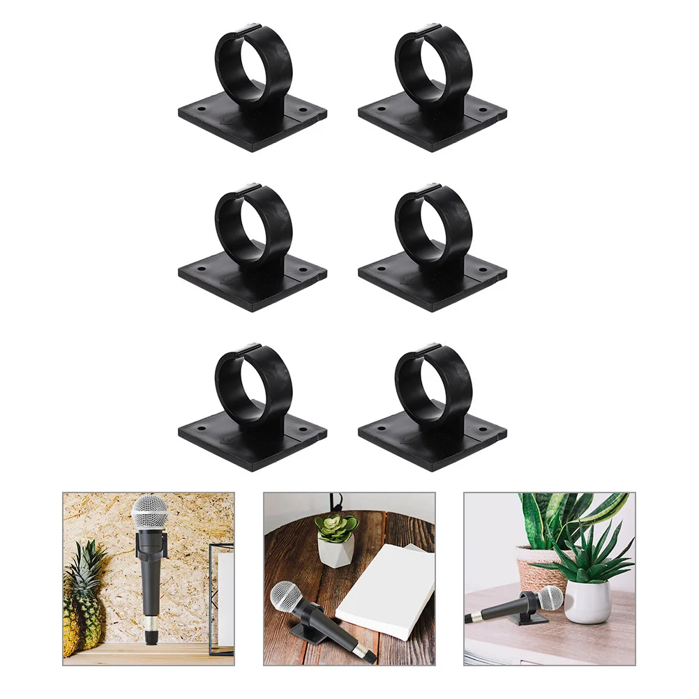 6Pcs Microphone Clamp Holder Clip Mount Sturdy Secure Easy Install Smooth Surface Sleek Elegant Compact Lightweight Backup
6Pcs Microphone Clamp Holder Clip Mount Sturdy Secure Easy Install Smooth Surface Sleek Elegant Compact Lightweight Backup