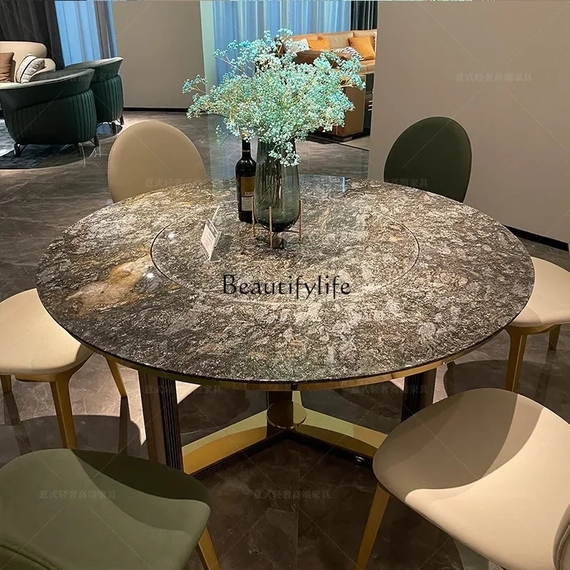 FG28High-end large-sized restaurant dining table and chair combination golden round dining table
FG28High-end large-sized restaurant dining table and chair combination golden round dining table