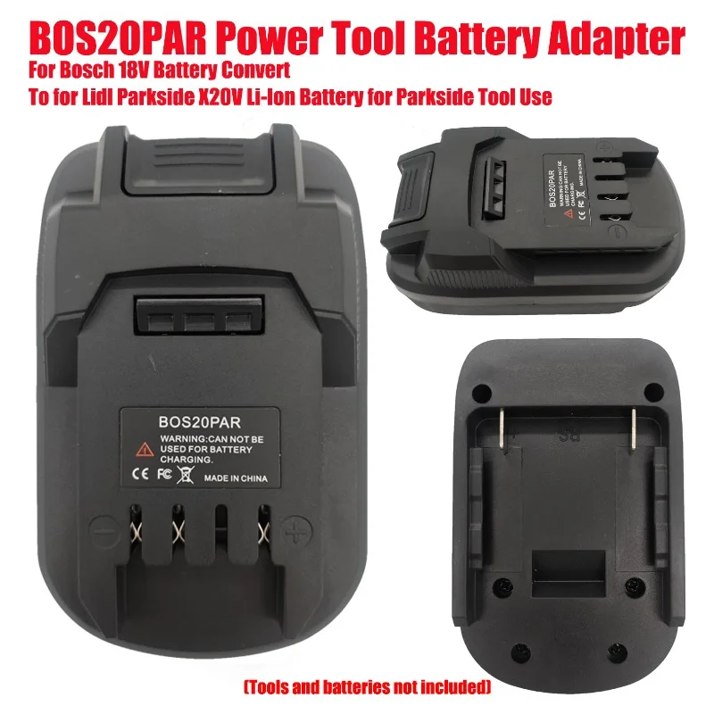 Адаптер для аккумуляторов BOS20PAR: преобразует аккумулятор Bosch 18В в Li-Ion аккумулятор Lidl Parkside X20V для использования с инструментами Parkside
Адаптер для аккумуляторов BOS20PAR: преобразует аккумулятор Bosch 18В в Li-Ion аккумулятор Lidl Parkside X20V для использования с инструментами Parkside