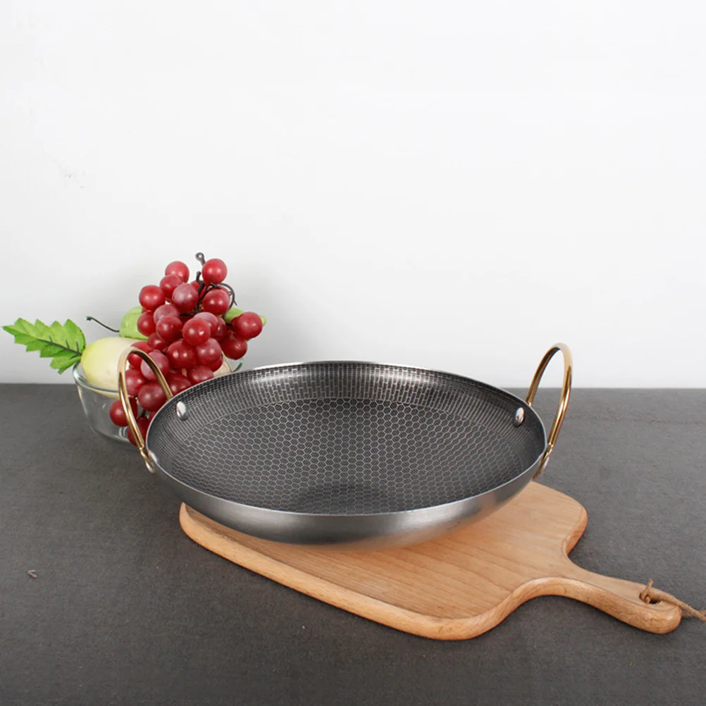 Small Household Thickened Dry Pot Stainless Steel Double Handle Cooking Pot Alcohol Stove Pan Kitchen Utensil
Small Household Thickened Dry Pot Stainless Steel Double Handle Cooking Pot Alcohol Stove Pan Kitchen Utensil