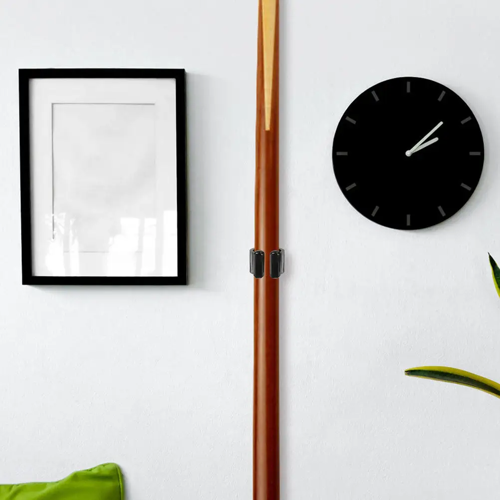 5 PCS Fishing Rod Cue Locating Clip Holder Pole Storage Billiard Stick Rack Racks