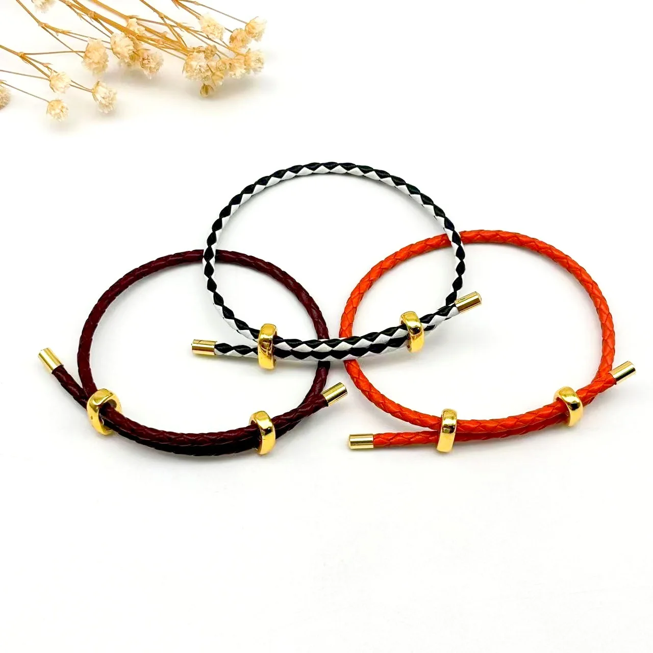 Trendy Red Thread String Bracelets for Women Men Stainless Steel Braided Rope Adjustable Charm Bracelet Unisex Jewelry
Trendy Red Thread String Bracelets for Women Men Stainless Steel Braided Rope Adjustable Charm Bracelet Unisex Jewelry