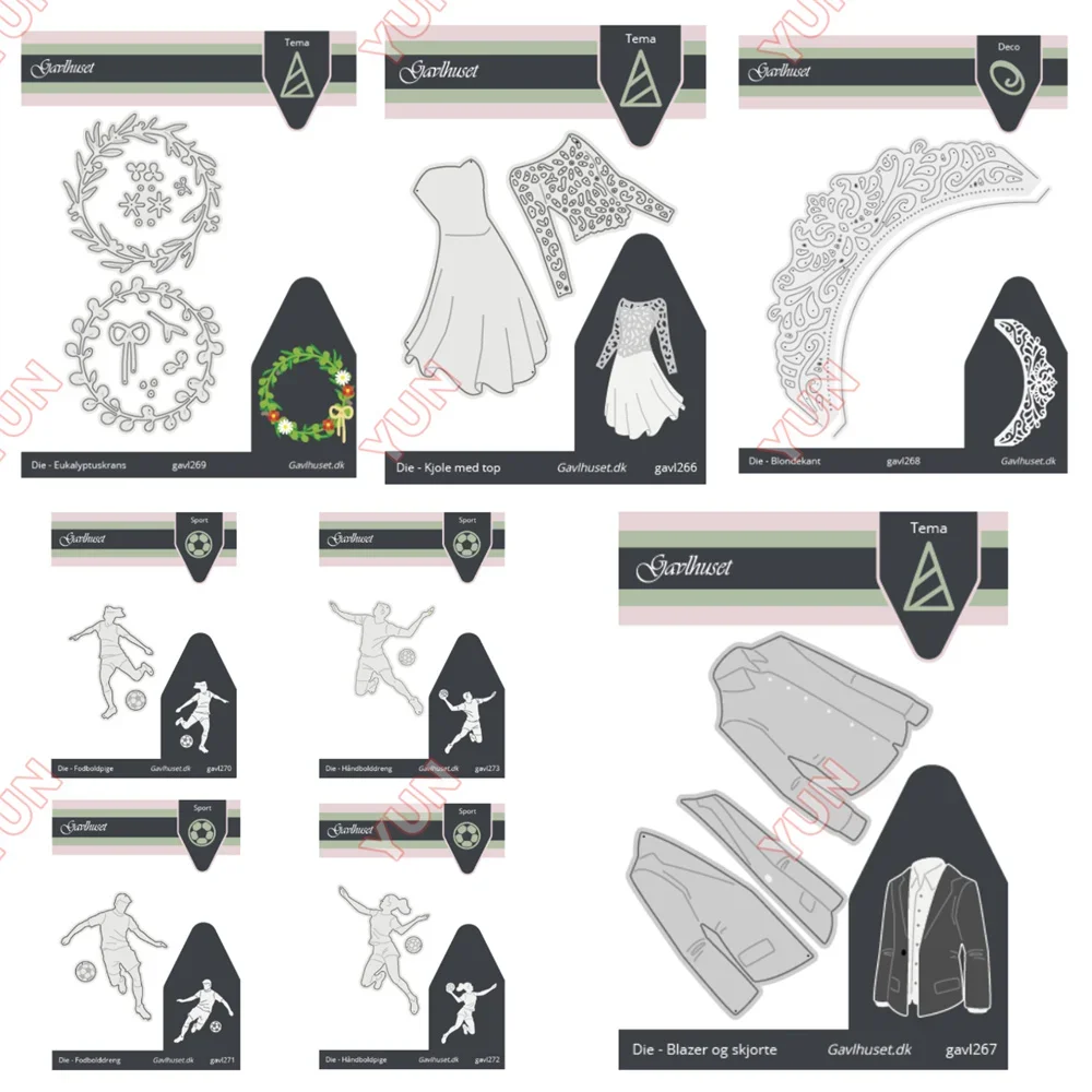 New 2025 Paper Craft Die Dresses Blazer Shirt Eucalyptus Wreath Football Girl Boy Cutting Dies Scrapbooking Diary DIY Card Make
New 2025 Paper Craft Die Dresses Blazer Shirt Eucalyptus Wreath Football Girl Boy Cutting Dies Scrapbooking Diary DIY Card Make