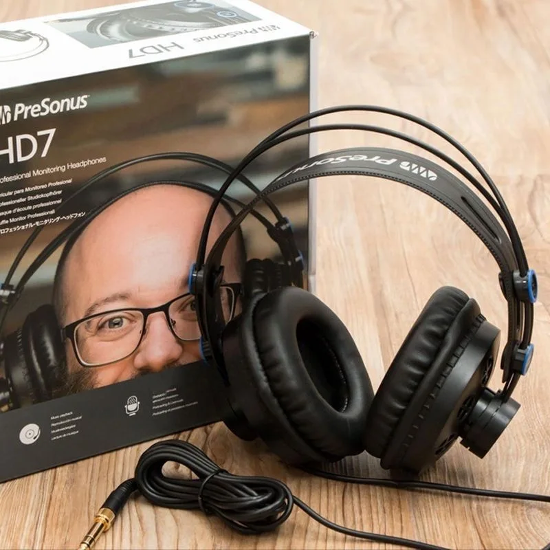 HD7 professional monitoring headphones wired recording studio head-mounted high-fidelity headphones
HD7 professional monitoring headphones wired recording studio head-mounted high-fidelity headphones