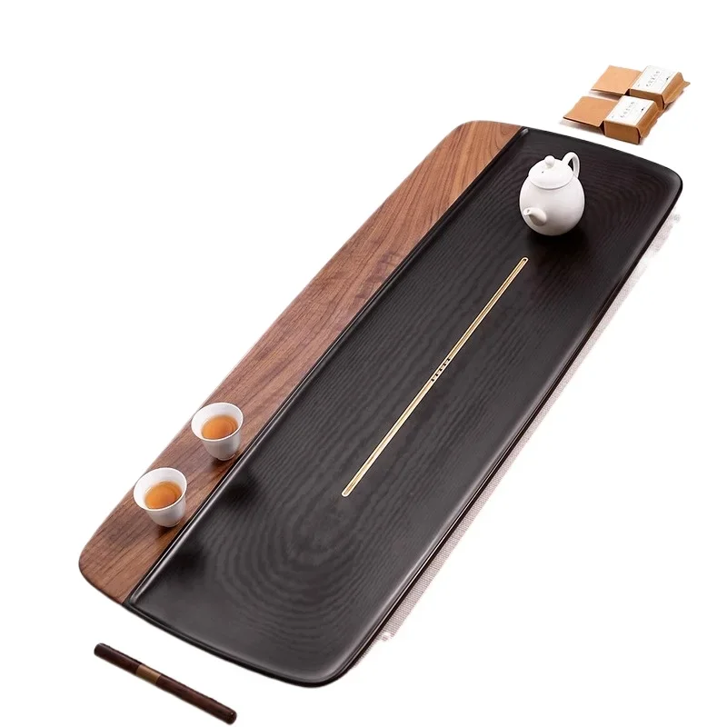 North American walnut tea tray, household dry brewing simple tea table, new Chinese high-end Kung Fu solid wood tea set
North American walnut tea tray, household dry brewing simple tea table, new Chinese high-end Kung Fu solid wood tea set