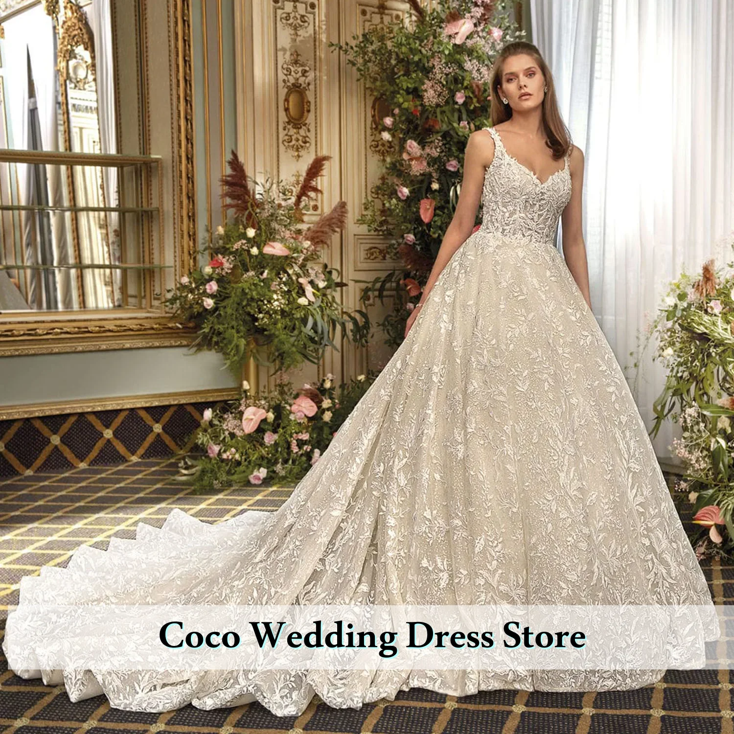 Индивидуальный пошив: Изысканное свадебное платье без рукавов с аппликациями, А-силуэт, фасон «Принцесса», Vestido De Novia
Индивидуальный пошив: Изысканное свадебное платье без рукавов с аппликациями, А-силуэт, фасон «Принцесса», Vestido De Novia