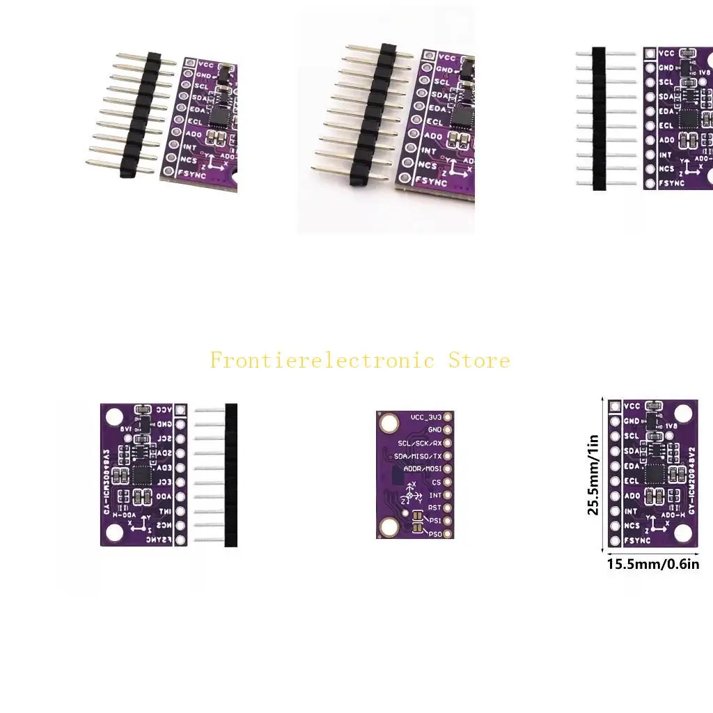 G8DB GY-ICM20948V2 9DOF Nine-Axes Sensors Module Acceleration Field Module Replaces MPU-9250 9150
G8DB GY-ICM20948V2 9DOF Nine-Axes Sensors Module Acceleration Field Module Replaces MPU-9250 9150