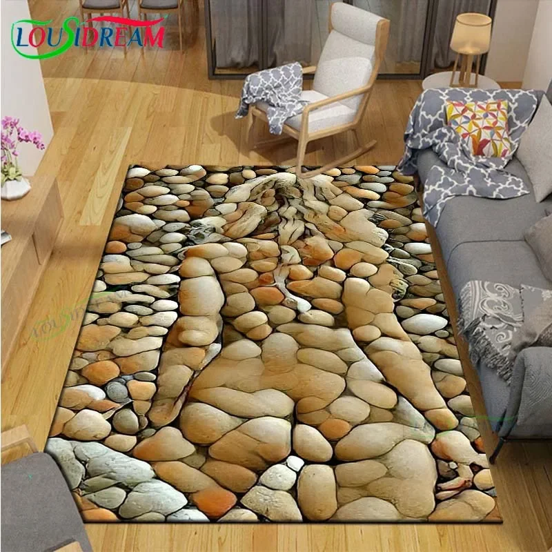 3D Funny Pebble Decor Carpet for Outdoor Balcony Garden Coffee Table Bedroom Area Rugs Kitchen Un-slip Floor Mat Alfombra Gift
3D Funny Pebble Decor Carpet for Outdoor Balcony Garden Coffee Table Bedroom Area Rugs Kitchen Un-slip Floor Mat Alfombra Gift