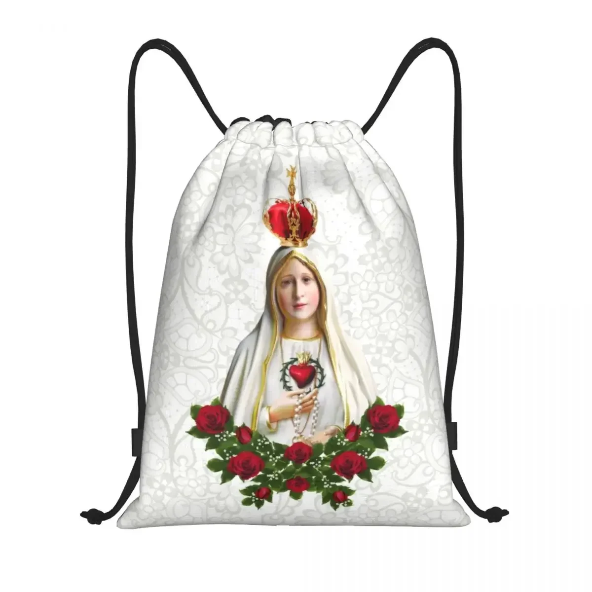 Our Lady of Fatima Virgin Mary Personalized Backpack Proximity Wstring Backpack Portugal Lightweight Rosary Sports Bag
Our Lady of Fatima Virgin Mary Personalized Backpack Proximity Wstring Backpack Portugal Lightweight Rosary Sports Bag