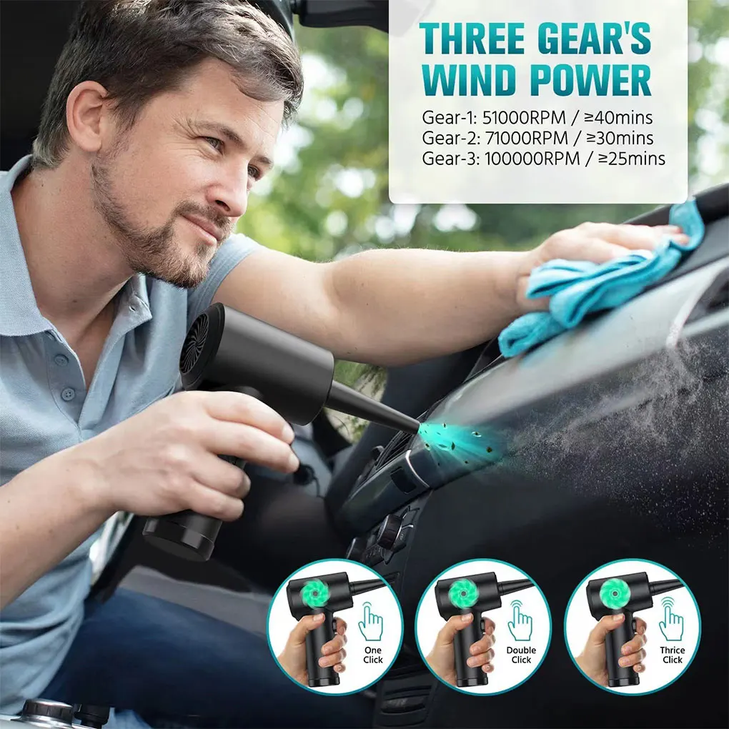 Easy To Carry And Electric Compressed Air Duster For All Cleaning Needs Safety Protection Wireless
Easy To Carry And Electric Compressed Air Duster For All Cleaning Needs Safety Protection Wireless