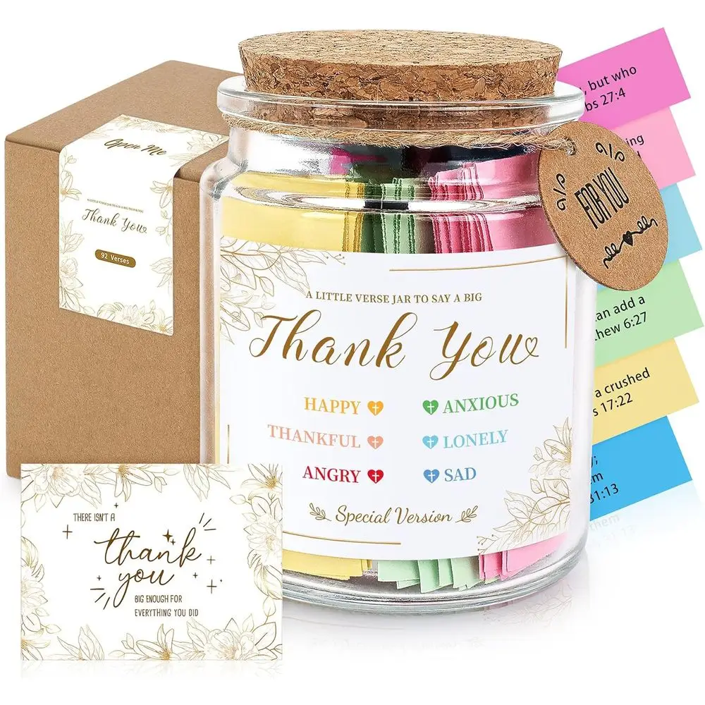 Gratitude Scripture Cards Set: 92 Inspirational Verses for Appreciation and Encouragement
Gratitude Scripture Cards Set: 92 Inspirational Verses for Appreciation and Encouragement