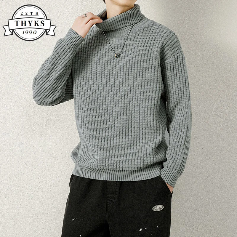 Men Pullover Turtleneck Sweaters Solid High-end Loose Knitted Casual Sweater Fashion Winter Pullovers Daily Sweater Male Clothes
Men Pullover Turtleneck Sweaters Solid High-end Loose Knitted Casual Sweater Fashion Winter Pullovers Daily Sweater Male Clothes