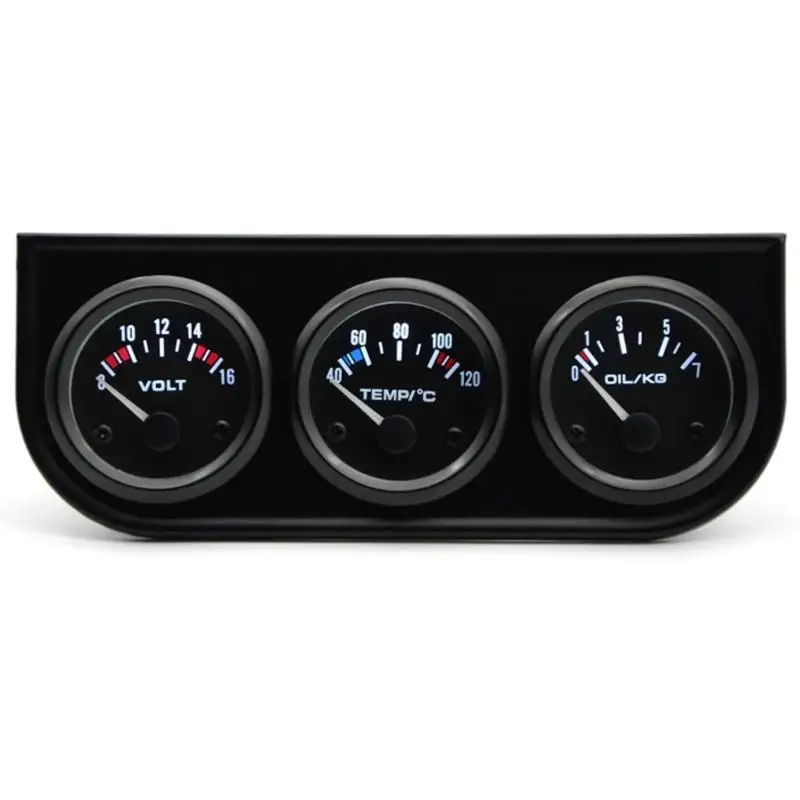 31BC Night Readable Backlit Triple Meter Cluster For 12V 24V Automotive Monitoring
31BC Night Readable Backlit Triple Meter Cluster For 12V 24V Automotive Monitoring