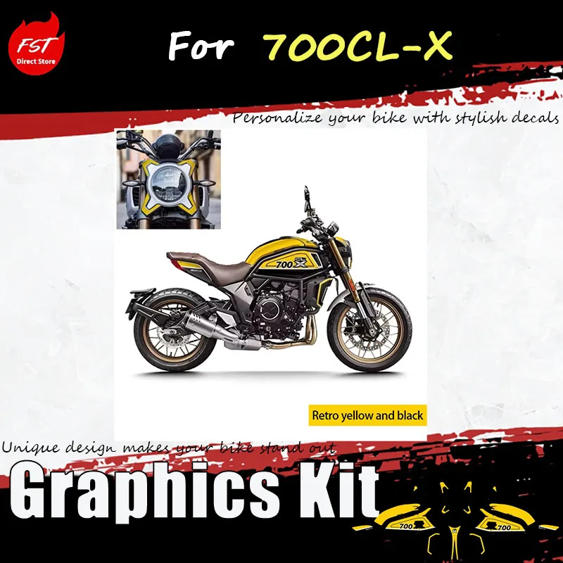 For 700CL-X decal modification - complete vehicle sticker, body sticker, decal design for motorcycle edition accessories
For 700CL-X decal modification - complete vehicle sticker, body sticker, decal design for motorcycle edition accessories