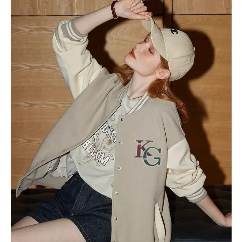 Бейсбольные куртки с нашивками, черно-белые, женские, осенние ветровки, винтажные, в клетку, в стиле хип-хоп, с множеством карманов, сафари, эластичные, из канваса, ретро
Бейсбольные куртки с нашивками, черно-белые, женские, осенние ветровки, винтажные, в клетку, в стиле хип-хоп, с множеством карманов, сафари, эластичные, из канваса, ретро