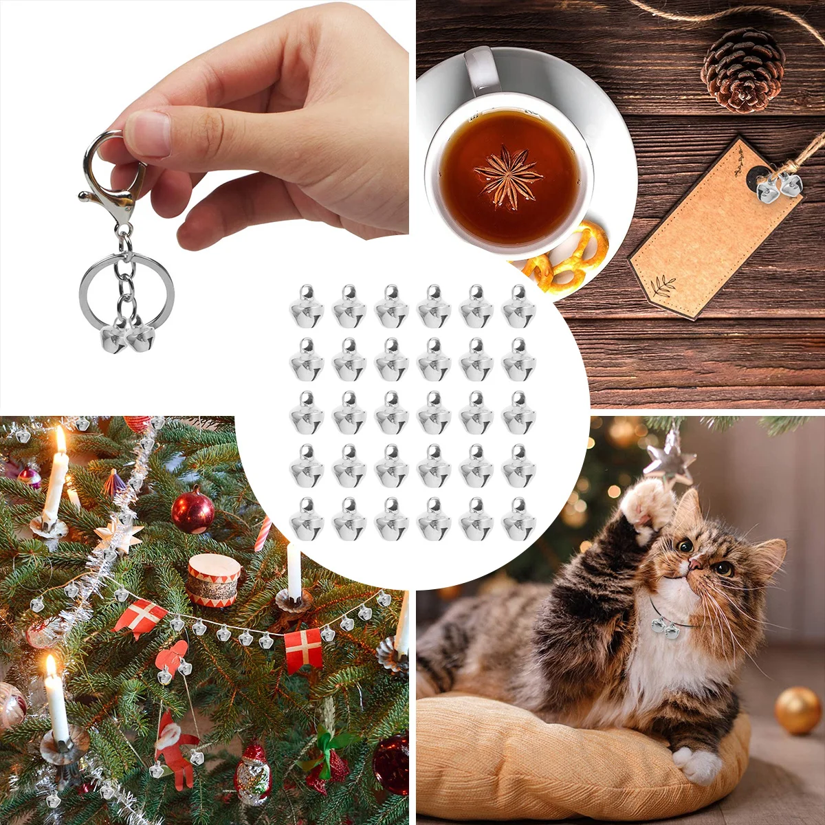 600pcs 6Mm Craft Bells Small Christmas Jingle Bells Diy Bell Ornament Holiday Decoration Mini Metal Accessories Lightweight Bell
600pcs 6Mm Craft Bells Small Christmas Jingle Bells Diy Bell Ornament Holiday Decoration Mini Metal Accessories Lightweight Bell