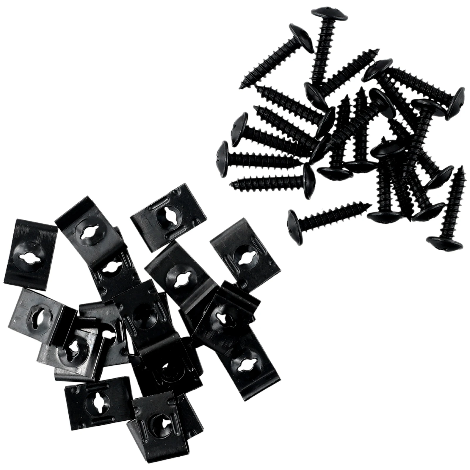 20pcs Metal U-Type Clip Screw Car Bumper Fender Trim Panel Fasteners Clips For Fitting Side Skirts Bumpers Other Trim Lift Kits
20pcs Metal U-Type Clip Screw Car Bumper Fender Trim Panel Fasteners Clips For Fitting Side Skirts Bumpers Other Trim Lift Kits