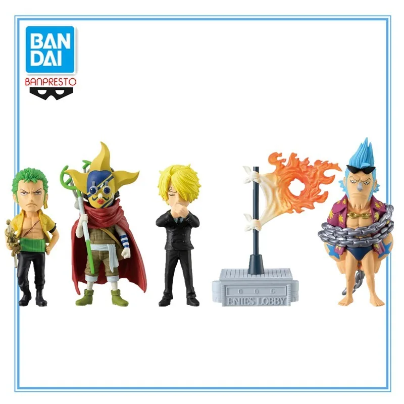 In Stock Original BANDAI BANPRESTO WCF ONE PIECE Enies Lobby Roronoa Zoro Usopp Sanji FRANKY Anime Character Collection Toy Gift
In Stock Original BANDAI BANPRESTO WCF ONE PIECE Enies Lobby Roronoa Zoro Usopp Sanji FRANKY Anime Character Collection Toy Gift