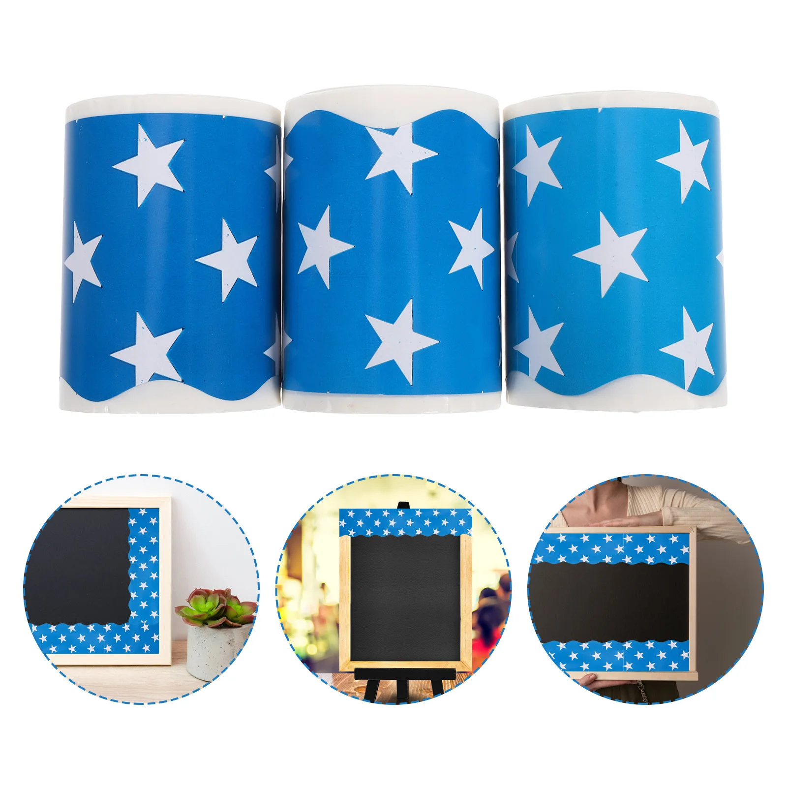 3 Rolls Star Bulletin Board Borders Scalloped Edge Trim 6cmx33ft Self-Adhesive Decorative Strips Classroom Wall Decals Teacher
3 Rolls Star Bulletin Board Borders Scalloped Edge Trim 6cmx33ft Self-Adhesive Decorative Strips Classroom Wall Decals Teacher