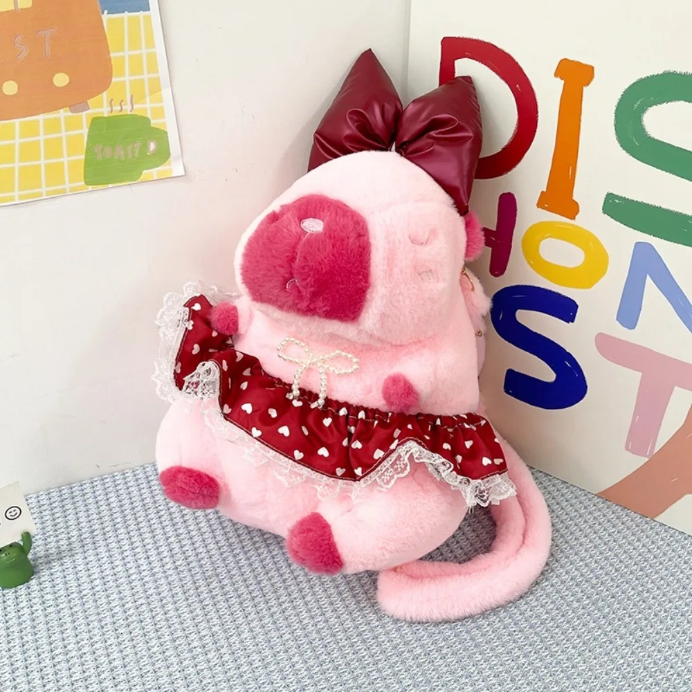 PP Cotton Capybara Plush Backpack Shoulder Bag Large Capacity Plushie Doll Fur Bag Fluffy Collection Stuffed Capybara Knapsack
PP Cotton Capybara Plush Backpack Shoulder Bag Large Capacity Plushie Doll Fur Bag Fluffy Collection Stuffed Capybara Knapsack