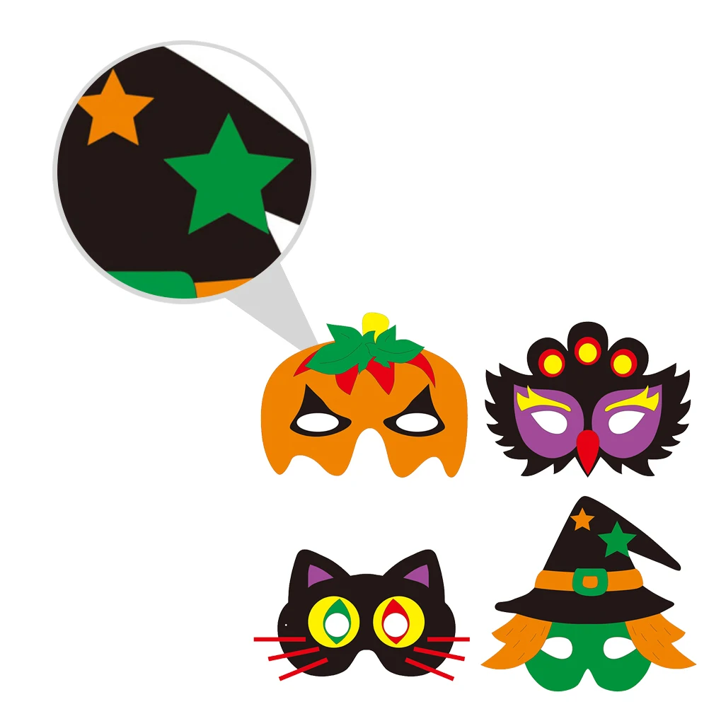 4 Sets Kid Gifts DIY Mask Creative Kids Crafts Parties Costume Props EVA Masks Halloween Child
4 Sets Kid Gifts DIY Mask Creative Kids Crafts Parties Costume Props EVA Masks Halloween Child