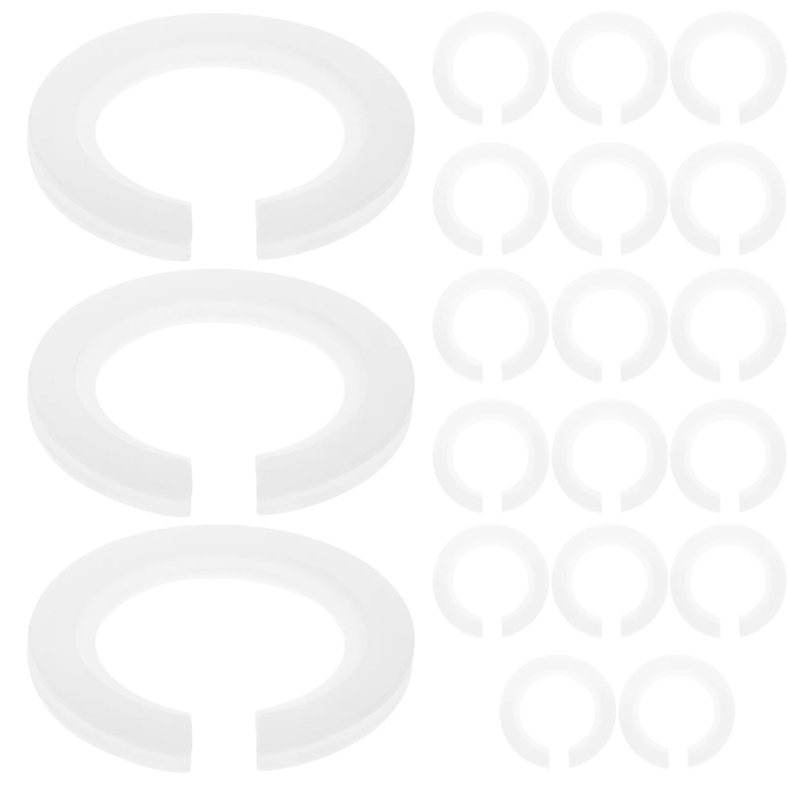 20 Pcs Lamp Head Conversion Ring Adapter Shade Converter E27 to E14 Lampshade Reducing Rings Plastic
20 Pcs Lamp Head Conversion Ring Adapter Shade Converter E27 to E14 Lampshade Reducing Rings Plastic