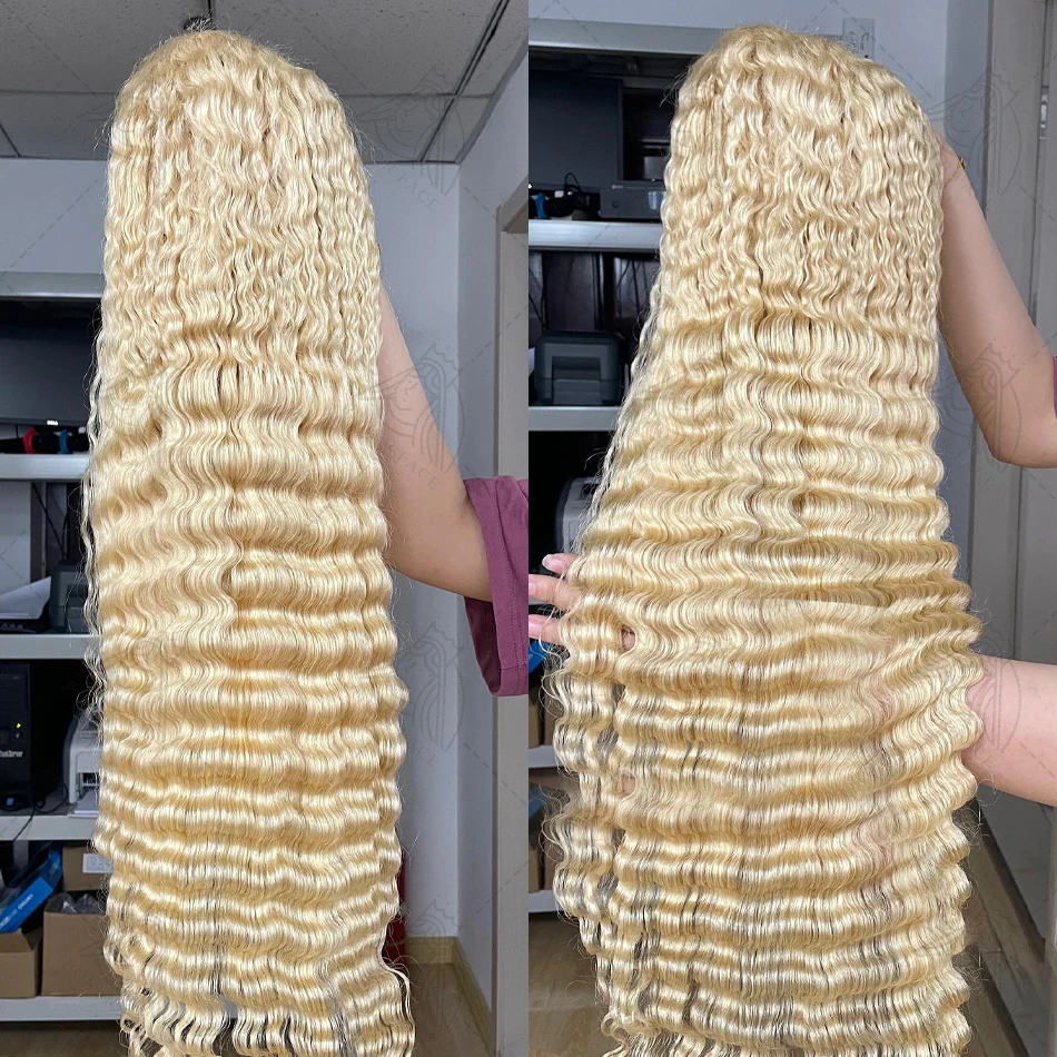 40 Inch Honey Blonde 613 Loose Deep Wave 13x6 HD Lace Front Wig Brazilian Human Hair 13x4 Curly Wig Pre Plucked For Black Women
40 Inch Honey Blonde 613 Loose Deep Wave 13x6 HD Lace Front Wig Brazilian Human Hair 13x4 Curly Wig Pre Plucked For Black Women