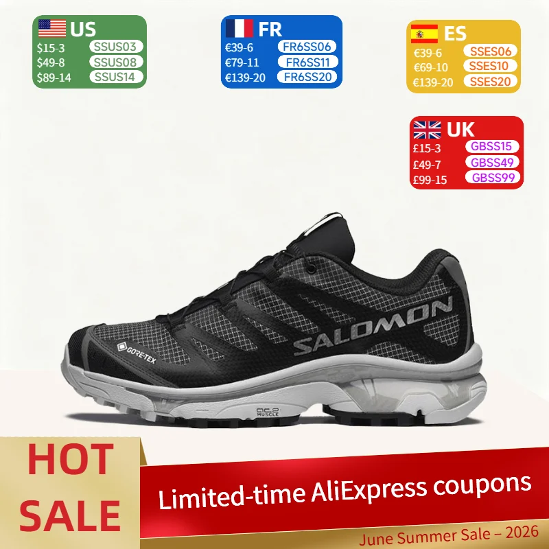 Salomon XT-4 OG Retro Breathable, Lightweight, High-Performance, Durable Outdoor Canyoning Shoes (Unisex) - Black 479534
Salomon XT-4 OG Retro Breathable, Lightweight, High-Performance, Durable Outdoor Canyoning Shoes (Unisex) - Black 479534