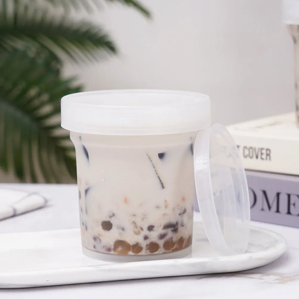 5pcs 500ml White PET Yogurt Jars Heat Resistant Reusable Beverage Buckets Clear Food Containers Storage Home Hotel Restaurant
5pcs 500ml White PET Yogurt Jars Heat Resistant Reusable Beverage Buckets Clear Food Containers Storage Home Hotel Restaurant