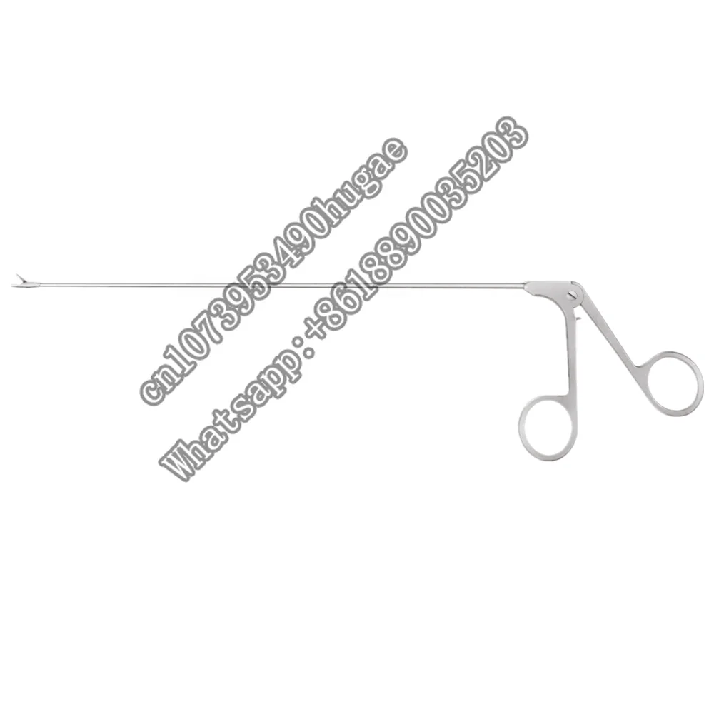 230mm Micro laryngeal forceps Scissors laryngeal instrument stainless steel triangle left right bending disconnect-type
230mm Micro laryngeal forceps Scissors laryngeal instrument stainless steel triangle left right bending disconnect-type