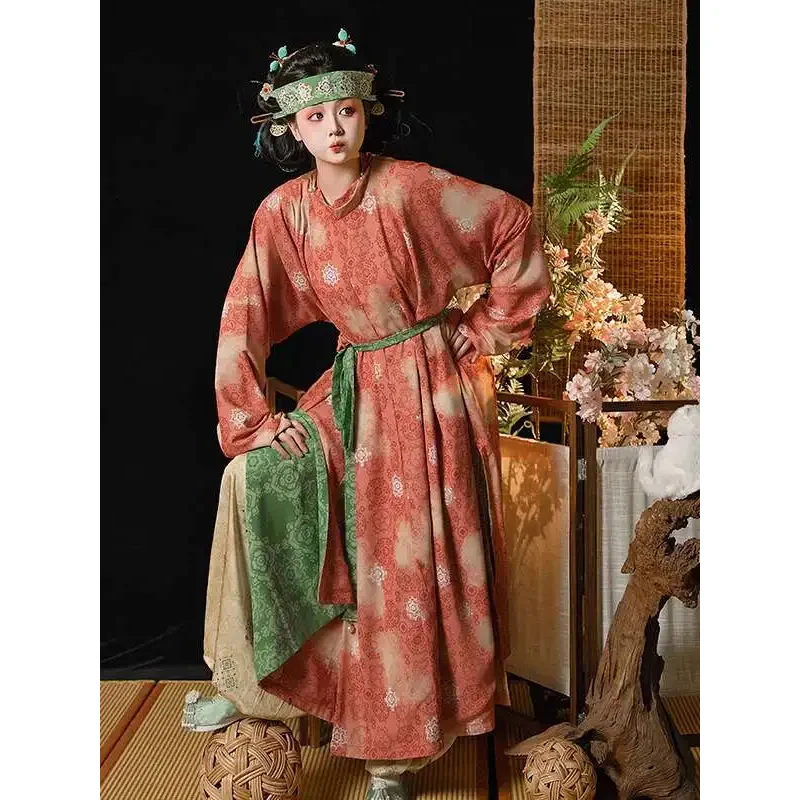 Tang System Round Neck Robe Lantern Pants Guofeng Daily Embroidery Hanfu Green Pink Smear The Forehead Cos Cosplay Halloween
Tang System Round Neck Robe Lantern Pants Guofeng Daily Embroidery Hanfu Green Pink Smear The Forehead Cos Cosplay Halloween