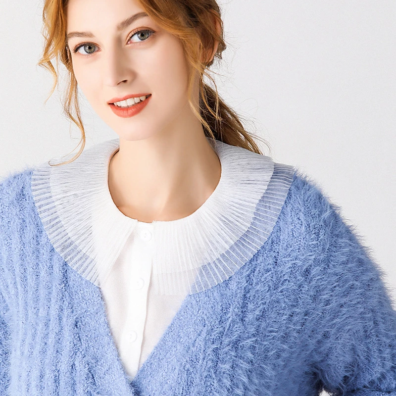 Elegant Girls Sweater Decorative Collar Lapel Shirt Fake Collar Half Shirt Blouse Double Layer Detachable Neck Collar Top
Elegant Girls Sweater Decorative Collar Lapel Shirt Fake Collar Half Shirt Blouse Double Layer Detachable Neck Collar Top