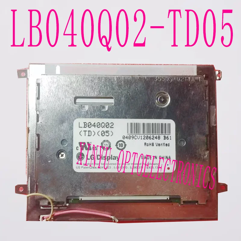 Original 4-inch LB040Q02-TD05 LB040Q02 (TD) (05) LCD display panel
Original 4-inch LB040Q02-TD05 LB040Q02 (TD) (05) LCD display panel