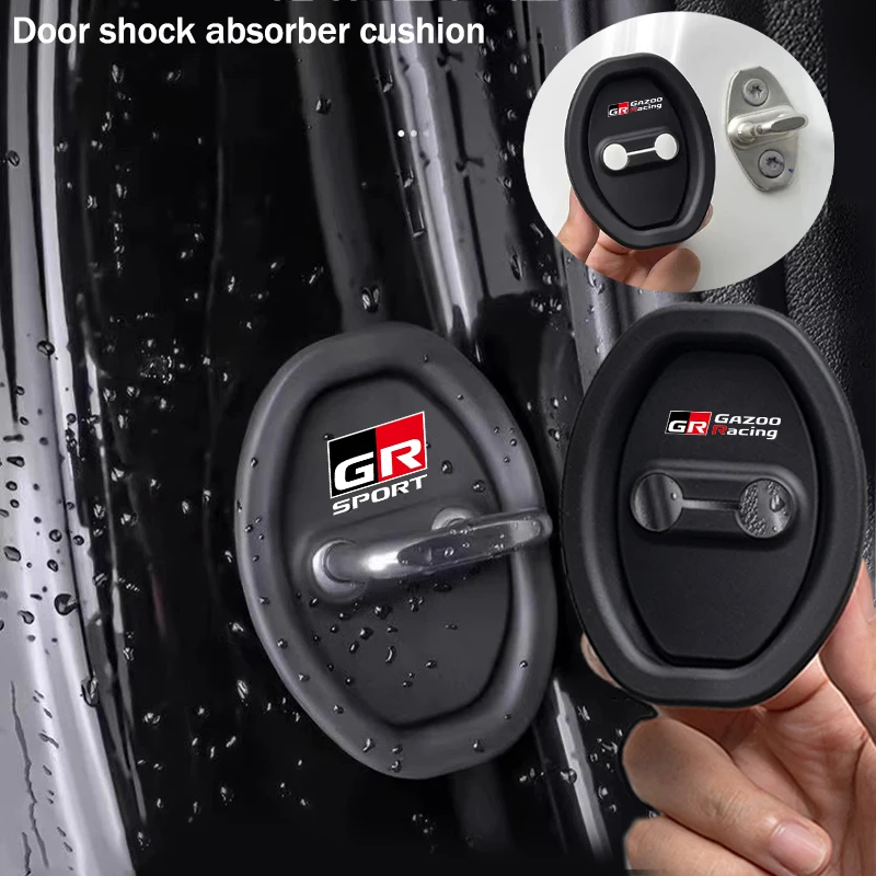 4 pcs Extendable Silicone Car Door Lock Covers Waterproof Rust-proof Protection For GR Sport Yaris Gazoo Racing Corolla RAV4 CHR 
4 pcs Extendable Silicone Car Door Lock Covers Waterproof Rust-proof Protection For GR Sport Yaris Gazoo Racing Corolla RAV4 CHR