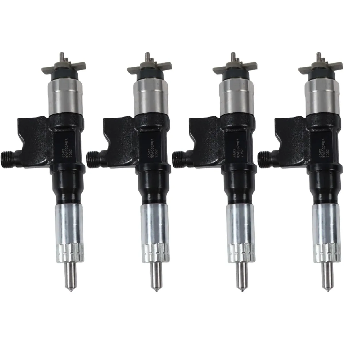 095000-6392 8-97609791-2 97609791 Diesel Fuel Injector 4-Pack for Isuzu GMC 5.2d 4HK1 7.8d 6HK1 Engine Forward FVR FTR FXR NPR
095000-6392 8-97609791-2 97609791 Diesel Fuel Injector 4-Pack for Isuzu GMC 5.2d 4HK1 7.8d 6HK1 Engine Forward FVR FTR FXR NPR