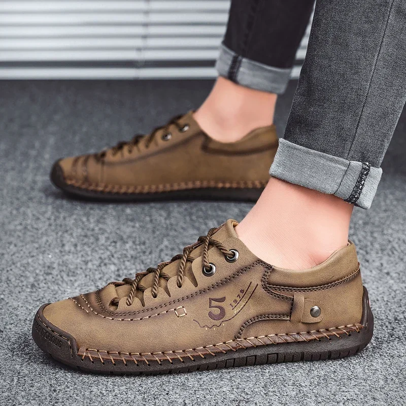 Men Leather Shoes Outdoor Comfortable High Quality Fashion Soft Homme Ankle Non-slip Flats Casual Moccasin Handmade Big Size 48
Men Leather Shoes Outdoor Comfortable High Quality Fashion Soft Homme Ankle Non-slip Flats Casual Moccasin Handmade Big Size 48