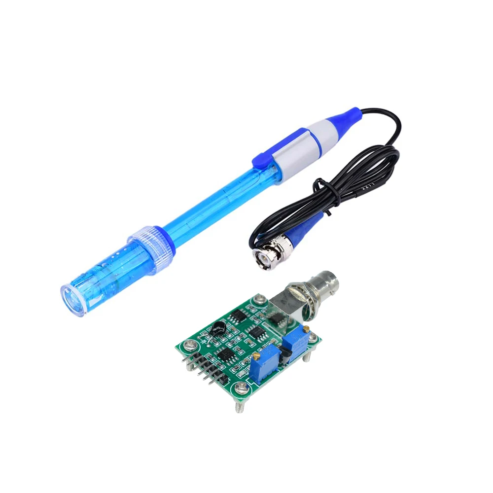 Liquid PH Value Detection Detect Regulator Sensor Module Monitoring Control Meter Tester PH 0-14 with PH Electrode Probe
Liquid PH Value Detection Detect Regulator Sensor Module Monitoring Control Meter Tester PH 0-14 with PH Electrode Probe