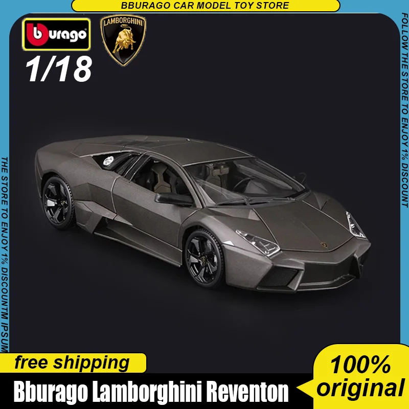 In Stock Bburago 1:18 Lamborghini Reventon Matte Gray Alloy Miniature Diecast Model Lamborghini Sports Car Model Toys Kids Gift
In Stock Bburago 1:18 Lamborghini Reventon Matte Gray Alloy Miniature Diecast Model Lamborghini Sports Car Model Toys Kids Gift