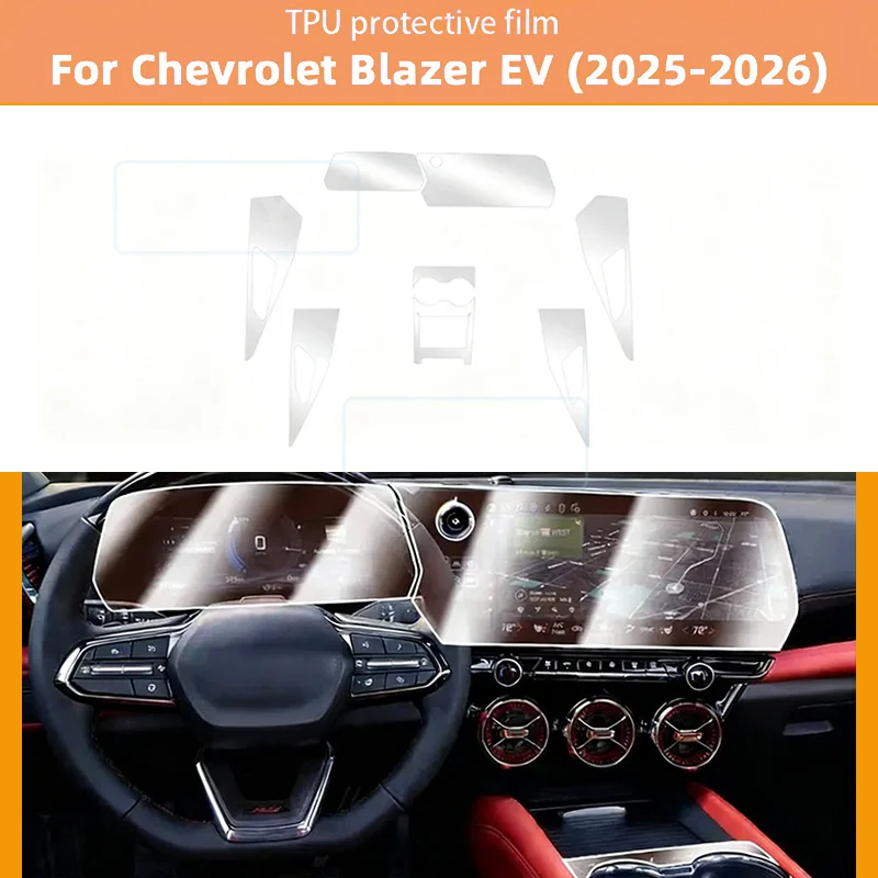 For Chevrolet Blazer EV 2025 2026 Car Interior Protection Film Dashboard Screen Gear Transparent Sticker Anti-scratch LHD RHD
For Chevrolet Blazer EV 2025 2026 Car Interior Protection Film Dashboard Screen Gear Transparent Sticker Anti-scratch LHD RHD