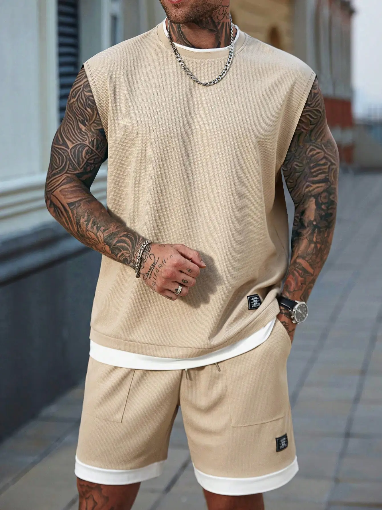 Men's Sleeveless Crew Neck Tank Top And Shorts Set Casual Summer
Men's Sleeveless Crew Neck Tank Top And Shorts Set Casual Summer