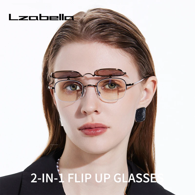 Fashion Trend Small Frame Sunglasses For Women 90° Flip Polarized Driving Optical Prescription Sunglasses For Women New S33101
Fashion Trend Small Frame Sunglasses For Women 90° Flip Polarized Driving Optical Prescription Sunglasses For Women New S33101