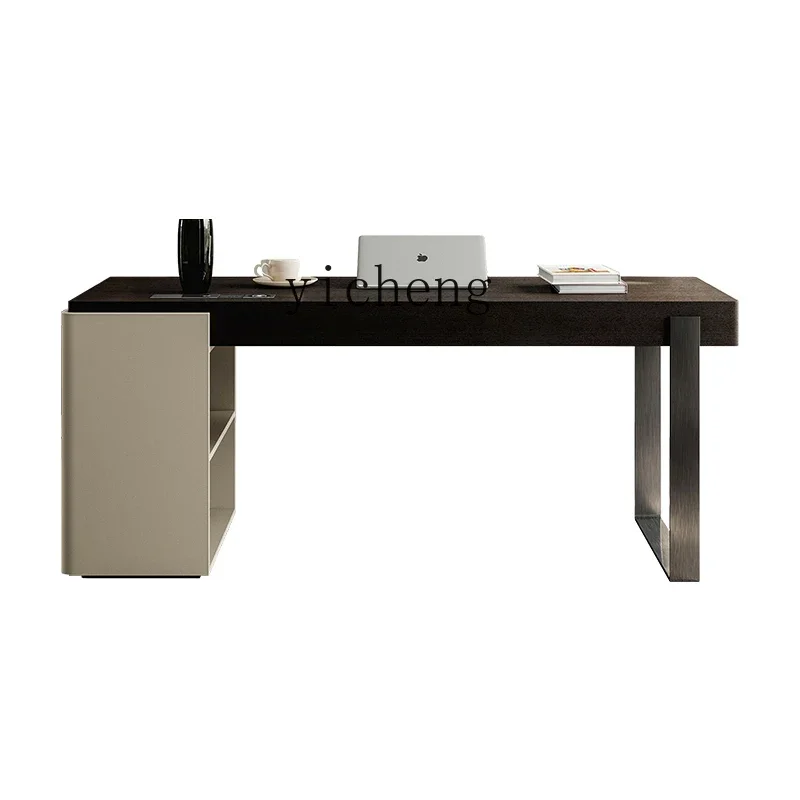 ZK minimalist desk home bedroom study desk light luxury modern advanced sense solid wood computer desk
ZK minimalist desk home bedroom study desk light luxury modern advanced sense solid wood computer desk